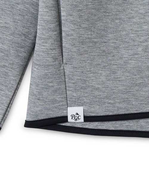 Pacific GOLF CLUB(パシフィックゴルフクラブ)の「DOUBLE KNIT ZIP BLOUSON(ジャージ・メンズ・ブラック/グレー・M/L/S/XL)」の6枚目の写真
