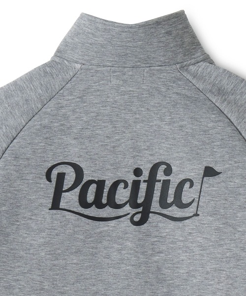 Pacific GOLF CLUB(パシフィックゴルフクラブ)の「DOUBLE KNIT ZIP BLOUSON(ジャージ・メンズ・ブラック/グレー・M/L/S/XL)」の8枚目の写真