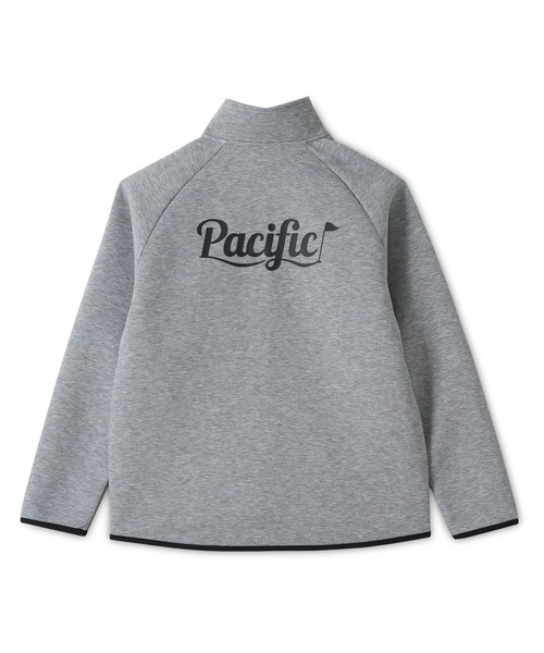 Pacific GOLF CLUB(パシフィックゴルフクラブ)の「DOUBLE KNIT ZIP BLOUSON(ジャージ・メンズ・ブラック/グレー・M/L/S/XL)」の9枚目の写真