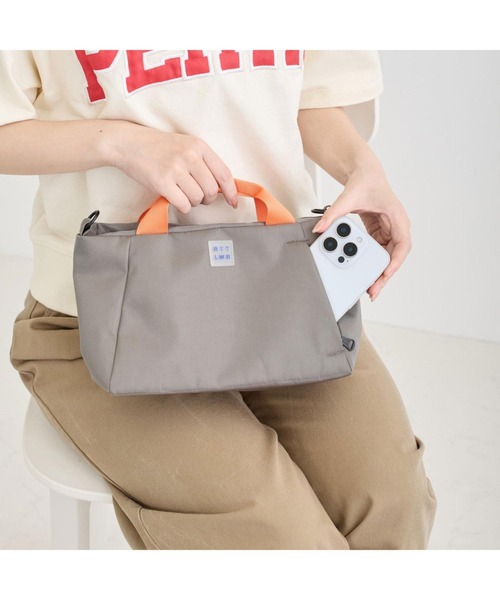 ROOTOTE(ルートート)の「ルートート / SN.ベビールー.ライトウォーターリペレント-H(ショルダーバッグ・レディース・グレー/ブラック/アイボリー/サックスブルー・FREE)」の8枚目の写真