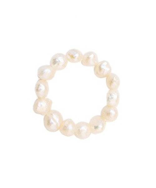A BIT MOR（アビットモア）の「PEARL RINGS（リング・レディース・レッド/ホワイト/ライトホワイト/ブラック・FREE）」の2枚目の写真