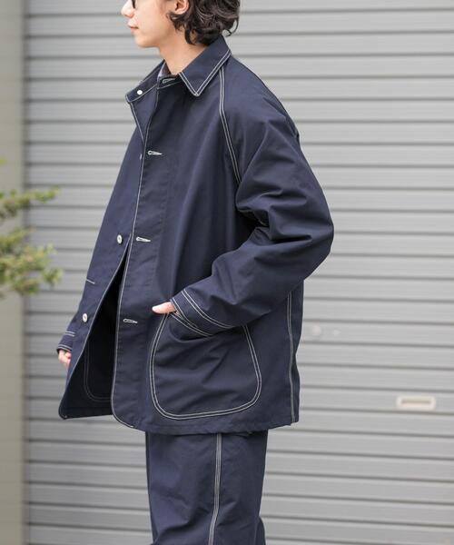 FORK&SPOON（フォークアンドスプーン）の「FORK&SPOON　PEダックカバーオール（カバーオール・メンズ・ネイビー/アイボリー・4/5）」の22枚目の写真