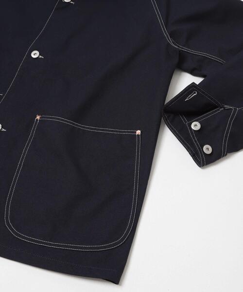 FORK&SPOON（フォークアンドスプーン）の「FORK&SPOON　PEダックカバーオール（カバーオール・メンズ・ネイビー/アイボリー・4/5）」の16枚目の写真