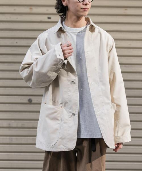 FORK&SPOON（フォークアンドスプーン）の「FORK&SPOON　PEダックカバーオール（カバーオール・メンズ・ネイビー/アイボリー・4/5）」の7枚目の写真