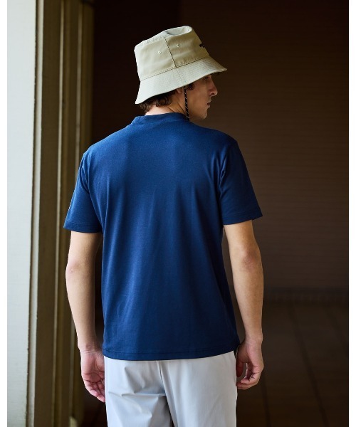 ROSASEN(ロサーセン)の「【Rosasen/GOLF】 ベアカノコ 半袖モックネック(ポロシャツ・メンズ・ホワイト/ネイビー/オレンジ・48/50/52)」の18枚目の写真