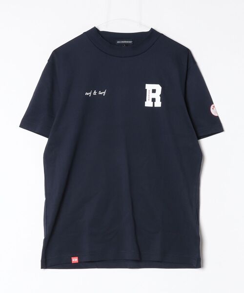 ROSASEN(ロサーセン)の「【Rosasen/GOLF】 ベアカノコ 半袖モックネック(ポロシャツ・メンズ・ホワイト/ネイビー/オレンジ・48/50/52)」の20枚目の写真