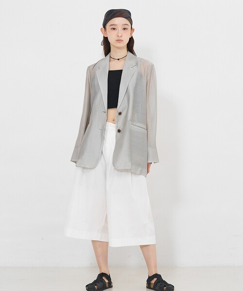 NOMINE(ノミネ)の「バミューダパンツ(その他パンツ・レディース・ホワイト/ブラック・フリー)」の9枚目の写真