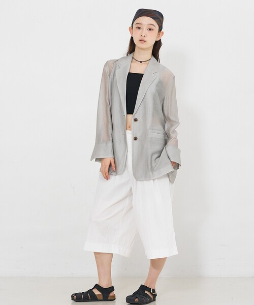 NOMINE(ノミネ)の「バミューダパンツ(その他パンツ・レディース・ホワイト/ブラック・フリー)」の10枚目の写真