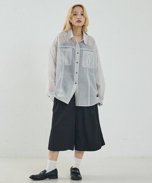 NOMINE(ノミネ)の「バミューダパンツ(その他パンツ・レディース・ホワイト/ブラック・フリー)」の21枚目の写真