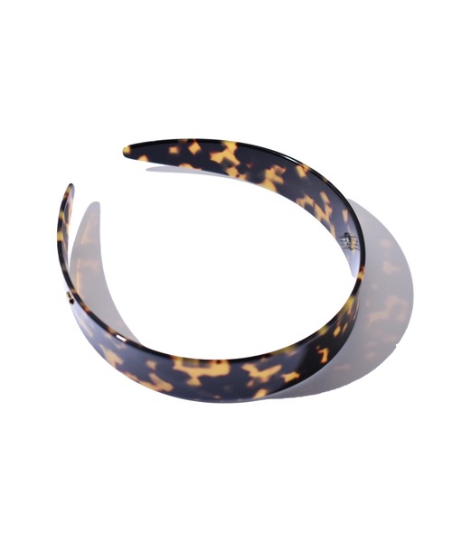 IRIS47（イリスフォーセブン）の「【IRIS 47】veronique head band/ヴェロニク ヘッドバンド べっ甲柄（カチューシャ・レディース・ブラック/ブラウン・FREE）」の4枚目の写真