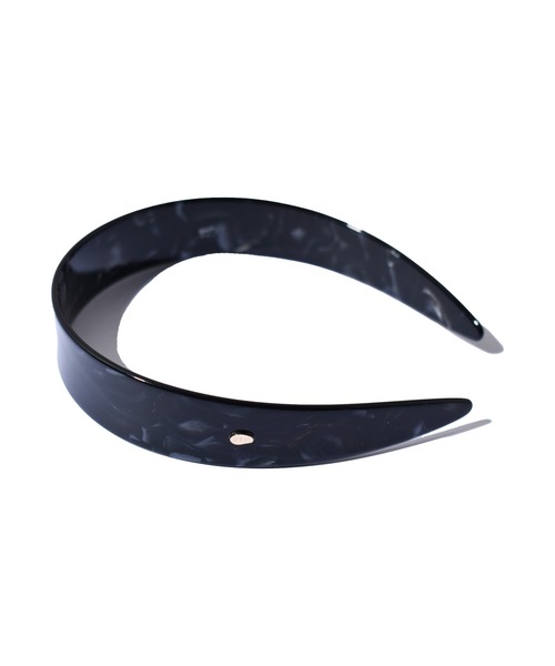 IRIS47（イリスフォーセブン）の「【IRIS 47】veronique head band/ヴェロニク ヘッドバンド べっ甲柄（カチューシャ・レディース・ブラック/ブラウン・FREE）」の3枚目の写真