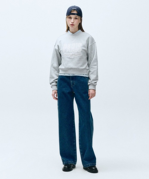 MARITHE + FRANCOIS GIRBAUD（マリテフランソワジルボー）の「W CARPENTER DENIM PANTS（デニムパンツ・レディース・ベージュ/ブルー・27inch/28inch/26inch/25inch）」の3枚目の写真