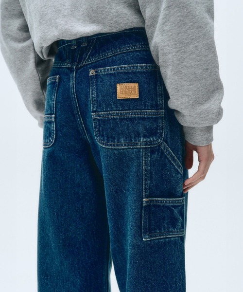 MARITHE + FRANCOIS GIRBAUD（マリテフランソワジルボー）の「W CARPENTER DENIM PANTS（デニムパンツ・レディース・ベージュ/ブルー・27inch/28inch/26inch/25inch）」の8枚目の写真
