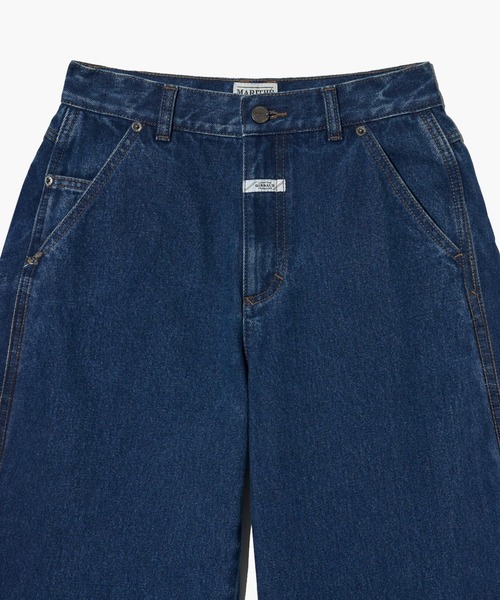 MARITHE + FRANCOIS GIRBAUD（マリテフランソワジルボー）の「W CARPENTER DENIM PANTS（デニムパンツ・レディース・ベージュ/ブルー・27inch/28inch/26inch/25inch）」の11枚目の写真