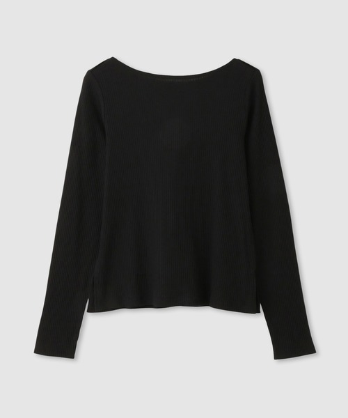 Mac-House(マックハウス)の「【milli de l'air 】トタンテレコ レイヤード ボートネック 長袖プルオーバー(Tシャツ/カットソー・レディース・ホワイト/ブラック/ブルー・M)」の21枚目の写真