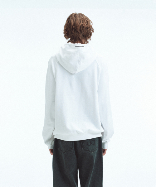 Rest&Recreation(レストアンドレクリエーション)の「OVERSIZED RAGLAN HOODIE - WHITE(パーカー・メンズ・その他・ONE)」の5枚目の写真