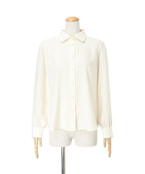 an another angelus(アンアナザーアンジェラス)の「ロゴスカーフリボン付きシャツ(シャツ/ブラウス・レディース・ピンクベージュ/アイボリー・FREE)」の19枚目の写真