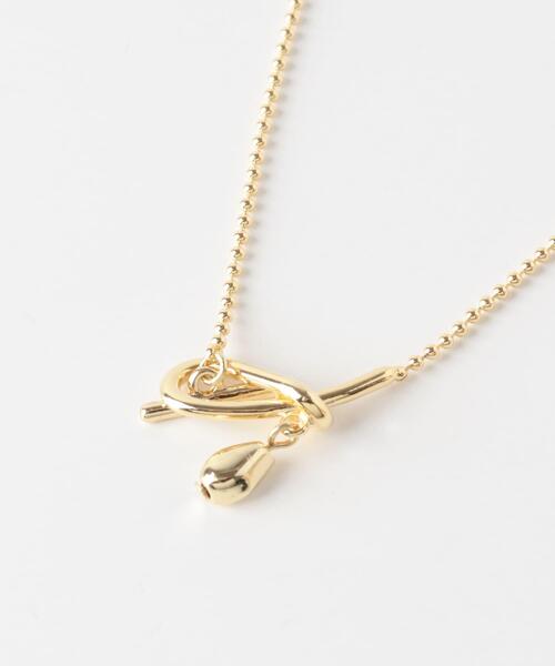 URBAN RESEARCH DOORS（アーバンリサーチドアーズ）の「メタルトップマンテルネックレス | ショートネックレス/プレゼント/ギフト（ネックレス・レディース・ゴールド/シルバー・ONE）」の7枚目の写真
