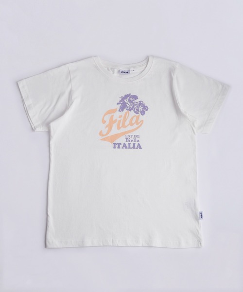 FILA(フィラ)の「FILA / フィラ 半袖プリントT レディース(Tシャツ/カットソー・レディース・ホワイト/ピンク/ホワイト系その他/ラベンダー/ブラック/ネイビー系・M/L)」の9枚目の写真