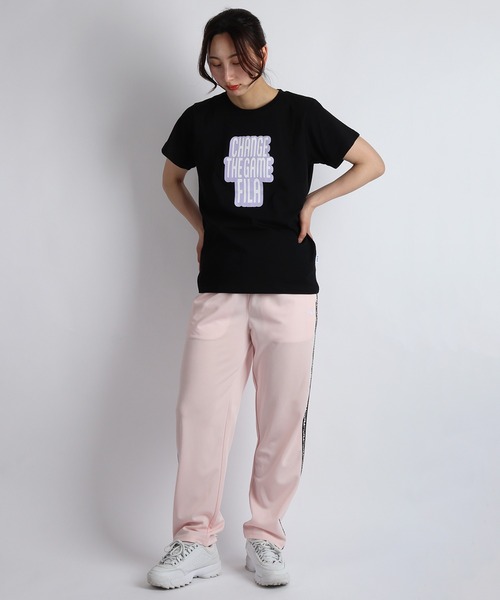 FILA(フィラ)の「FILA / フィラ 半袖プリントT レディース(Tシャツ/カットソー・レディース・ホワイト/ピンク/ホワイト系その他/ラベンダー/ブラック/ネイビー系・M/L)」の15枚目の写真