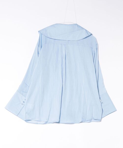 Social GIRL（ソーシャルガール）の「2026SS セーラーカラーリボンブラウス シャツブラウス 長袖ブラウス（シャツ/ブラウス・レディース・ブルー/オフホワイト/ベージュ・M）」の10枚目の写真