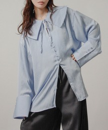 Social GIRL | 2026SS セーラーカラーリボンブラウス シャツブラウス 長袖ブラウス(シャツ/ブラウス)