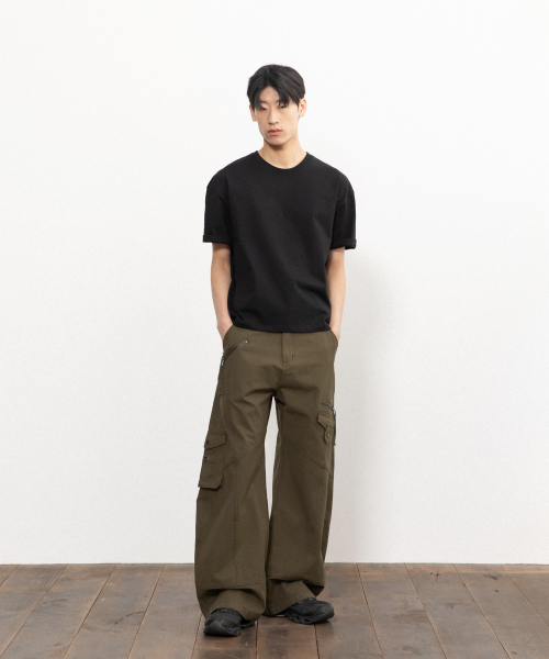 BEGIN202（ビギン202）の「エッジワークラボパンツ [フェードブラウン]（その他パンツ・メンズ・その他・1/2/3/4）」の2枚目の写真