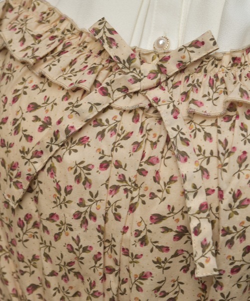 axes femme（アクシーズファム）の「フリル×コットンレースワンピース（ワンピース・レディース・クリーム/ホワイト/グリーン・FREE）」の8枚目の写真