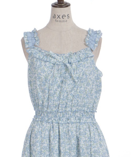 axes femme（アクシーズファム）の「フリル×コットンレースワンピース（ワンピース・レディース・クリーム/ホワイト/グリーン・FREE）」の19枚目の写真