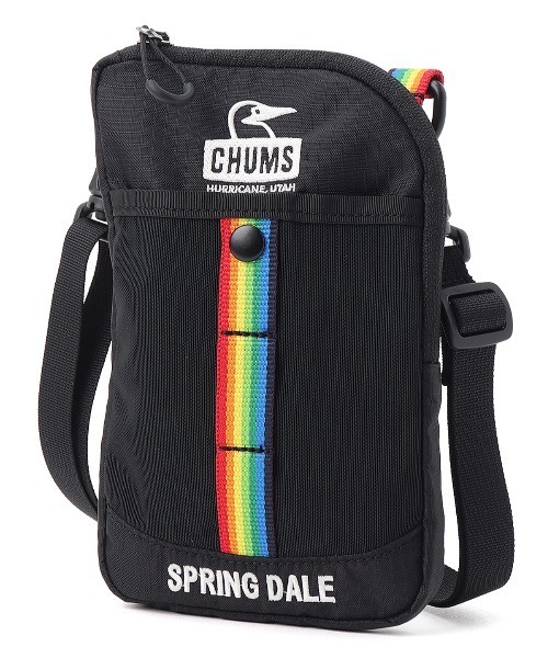 CHUMS（チャムス）の「【CHUMS/チャムス】 Spring Dale Mini Shoulder Bag（ショルダーバッグ・レディース・ブラック系その他/ブラック×ホワイト・FREE）」の4枚目の写真