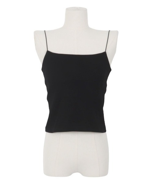 LUDICRUM(ルーディクルム)の「Rib cut camisole(キャミソール・レディース・クリーム/オフホワイト/ブラック・M/S)」の8枚目の写真