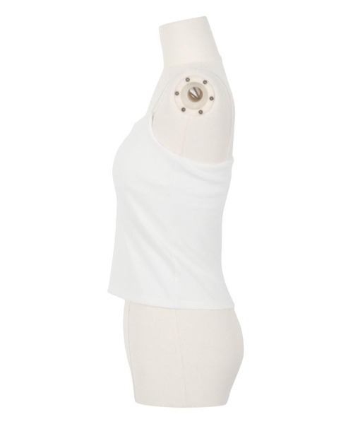 LUDICRUM(ルーディクルム)の「Rib cut camisole(キャミソール・レディース・クリーム/オフホワイト/ブラック・M/S)」の10枚目の写真