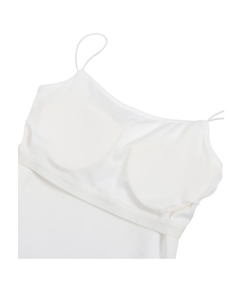 LUDICRUM(ルーディクルム)の「Rib cut camisole(キャミソール・レディース・クリーム/オフホワイト/ブラック・M/S)」の12枚目の写真