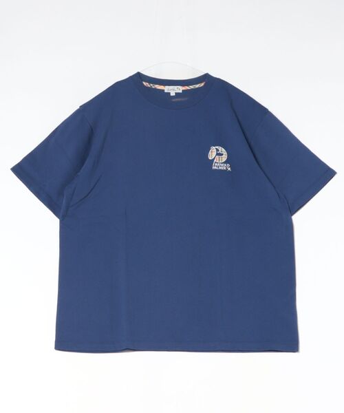 Arnold Palmer(アーノルドパーマー)の「ドッグモチーフ シェア Tシャツ(Tシャツ/カットソー・レディース・ホワイト/ダークブルー・XS/S/M/L/LL)」の21枚目の写真