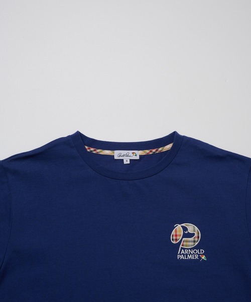 Arnold Palmer(アーノルドパーマー)の「ドッグモチーフ シェア Tシャツ(Tシャツ/カットソー・レディース・ホワイト/ダークブルー・XS/S/M/L/LL)」の16枚目の写真