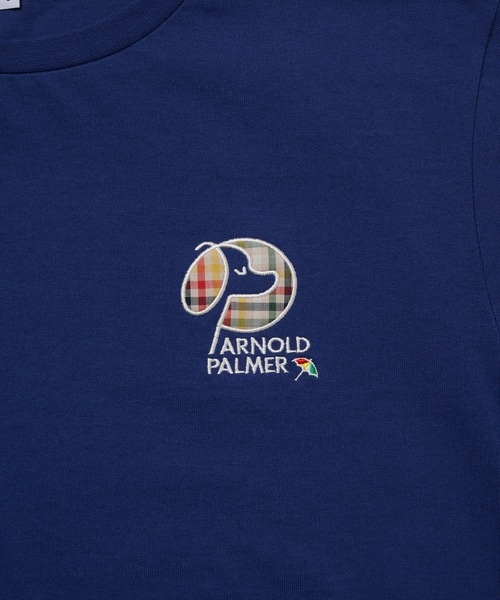 Arnold Palmer(アーノルドパーマー)の「ドッグモチーフ シェア Tシャツ(Tシャツ/カットソー・レディース・ホワイト/ダークブルー・XS/S/M/L/LL)」の17枚目の写真