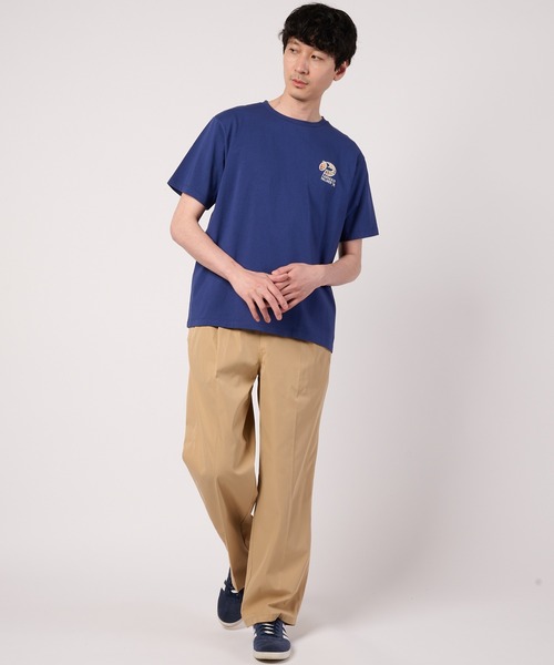 Arnold Palmer(アーノルドパーマー)の「ドッグモチーフ シェア Tシャツ(Tシャツ/カットソー・レディース・ホワイト/ダークブルー・XS/S/M/L/LL)」の12枚目の写真