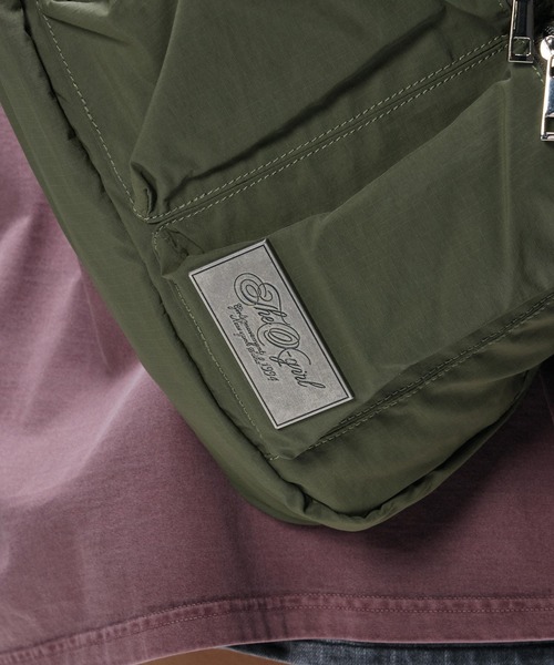 X-girl(エックスガール)の「METAL PLATE SHOULDER BAG(ショルダーバッグ・レディース・ブラック/オリーブ・ONE SIZE)」の4枚目の写真
