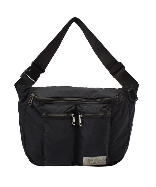 X-girl(エックスガール)の「METAL PLATE SHOULDER BAG(ショルダーバッグ・レディース・ブラック/オリーブ・ONE SIZE)」の6枚目の写真