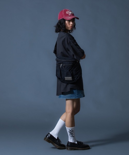 X-girl(エックスガール)の「METAL PLATE SHOULDER BAG(ショルダーバッグ・レディース・ブラック/オリーブ・ONE SIZE)」の21枚目の写真