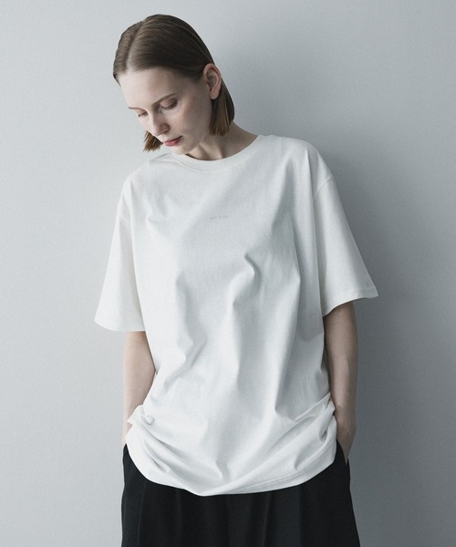 remer(リメール)の「クルーネックロゴT / crew neck logo Tee(Tシャツ/カットソー・メンズ・ブラック/ホワイト・X-SMALL/LARGE/MEDIUM/SMALL)」の2枚目の写真