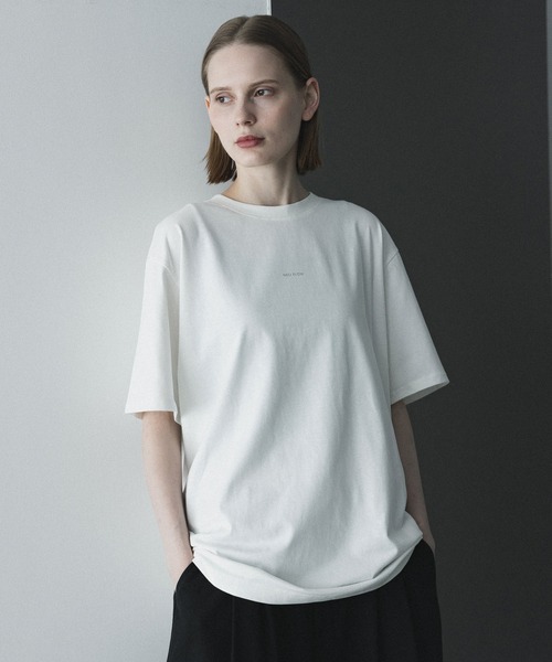 remer(リメール)の「クルーネックロゴT / crew neck logo Tee(Tシャツ/カットソー・メンズ・ブラック/ホワイト・X-SMALL/LARGE/MEDIUM/SMALL)」の9枚目の写真