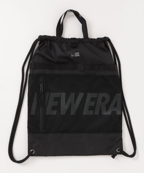NEW ERA(ニューエラ)の「【NEW ERA/ニューエラ】デイサック 150D NEW ERAロゴ ブラック リフレクトシルバー(バックパック/リュック・メンズ・ブラック・FREE)」の1枚目の写真