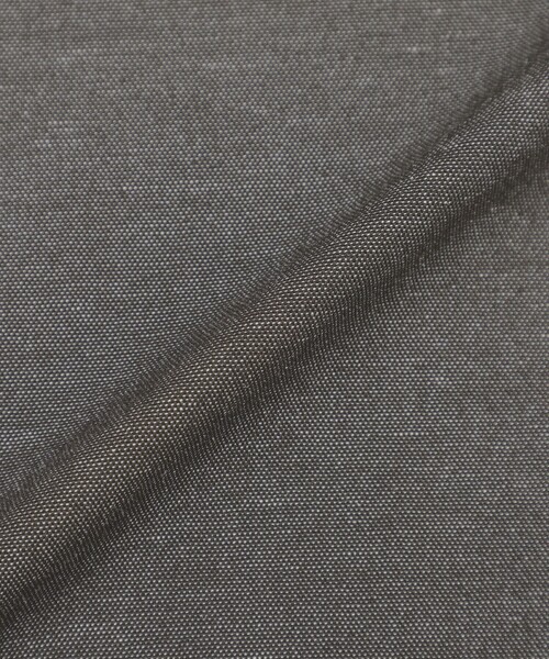 MACKINTOSH LONDON（マッキントッシュ ロンドン）の「コットンリネンブレンドオックスジャケット（ノーカラージャケット・レディース・ホワイト系その他/チャコールグレー・40/38）」の13枚目の写真