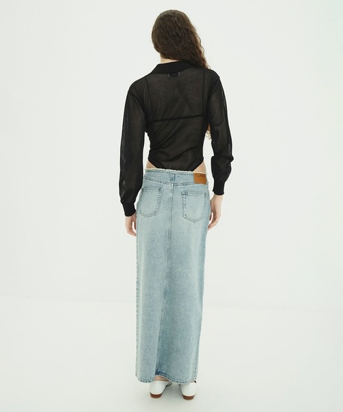 CLANE（クラネ）の「SKIPPER KNIT BODYSUITS（ニット/セーター・レディース・ブラウン/アイボリー/ブラック・1）」の18枚目の写真