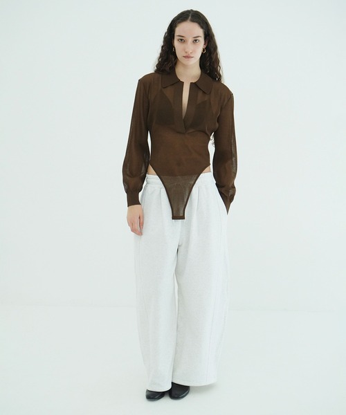 トップス CLANE SKIPPER KNIT BODYSUITS SKIPPER KNIT BODYSUITS（ニット/セーター）｜CLANE（クラネ）の