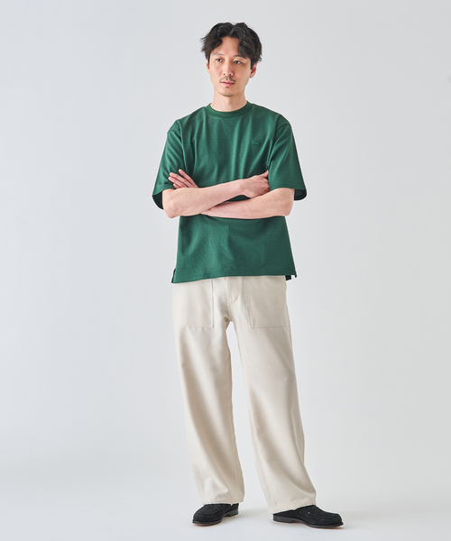 EDIFICE（エディフィス）の「サイド アジャスト ベイカー パンツ（スラックス・メンズ・ベージュ/アイボリー/チャコールグレー・MEDIUM/LARGE）」の10枚目の写真