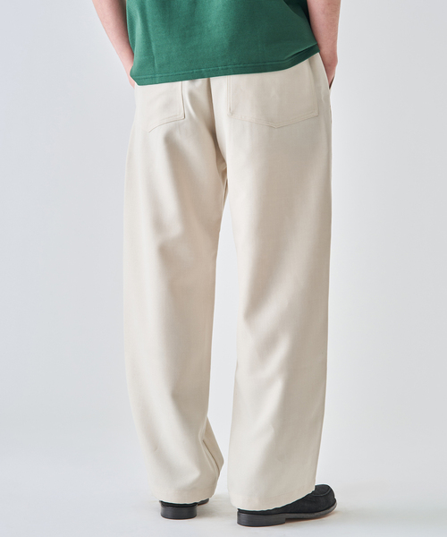 EDIFICE（エディフィス）の「サイド アジャスト ベイカー パンツ（スラックス・メンズ・ベージュ/アイボリー/チャコールグレー・MEDIUM/LARGE）」の14枚目の写真