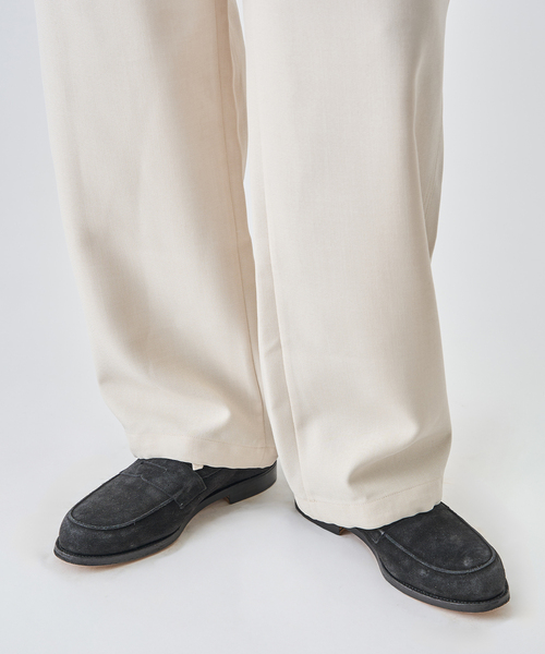 EDIFICE（エディフィス）の「サイド アジャスト ベイカー パンツ（スラックス・メンズ・ベージュ/アイボリー/チャコールグレー・MEDIUM/LARGE）」の17枚目の写真