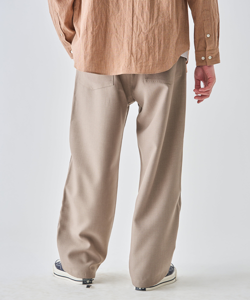 EDIFICE（エディフィス）の「サイド アジャスト ベイカー パンツ（スラックス・メンズ・ベージュ/アイボリー/チャコールグレー・MEDIUM/LARGE）」の22枚目の写真